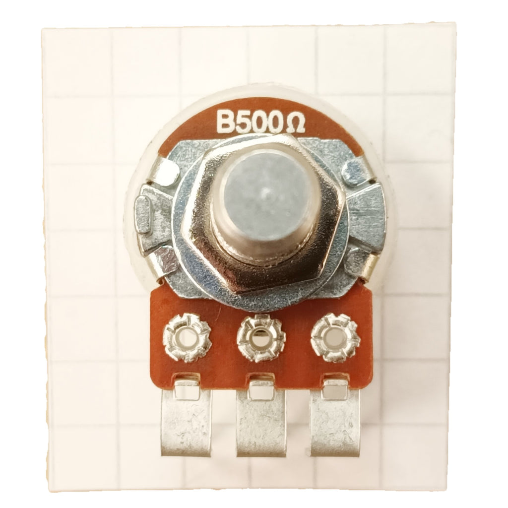 Linear Potentiometer Vertical PCB Mount 6.3mm 0.25 Inch Round Shaft B VR63