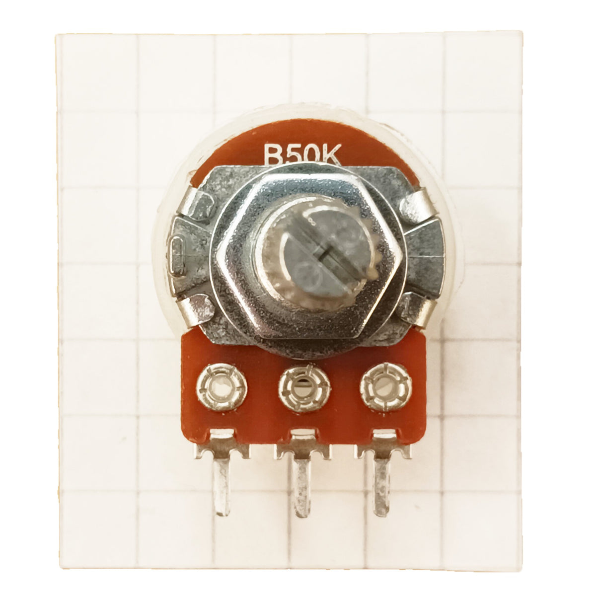 Potentiometer 16mm Linear Splined Shaft B BAS