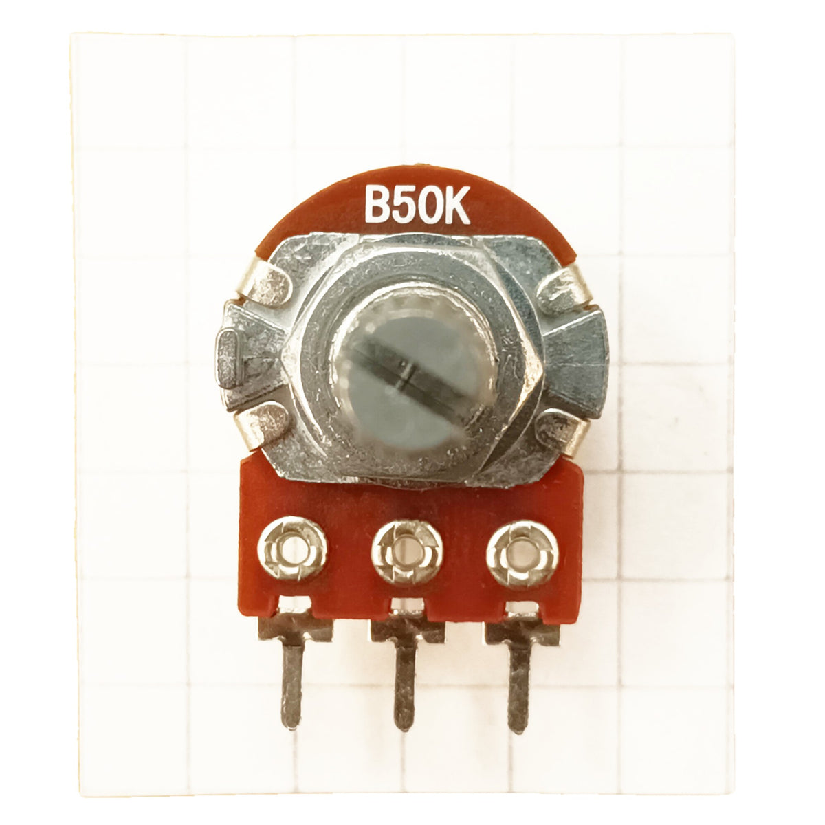 Centre Detent Click Pot, Splined Shaft Linear Potentiometer B
