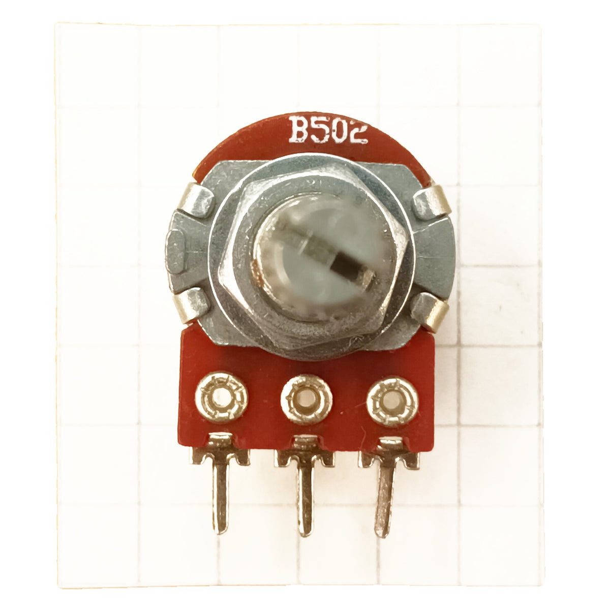 Centre Detent Click Pot, Splined Shaft Linear Potentiometer B