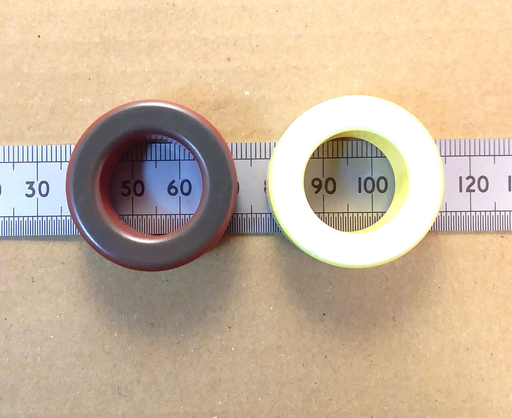 T130 Iron Powder Toroid Radio Inductor Core Amidon Micrometals Toroidal Coil Form T-130