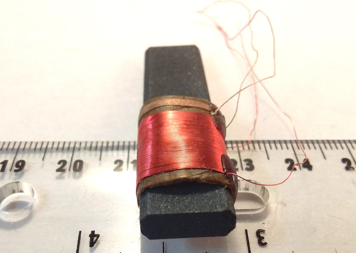 Flat Bar Ferrite Rod MW AM Coil 525uH Loopstick Antenna 55 x 12 x 5mm