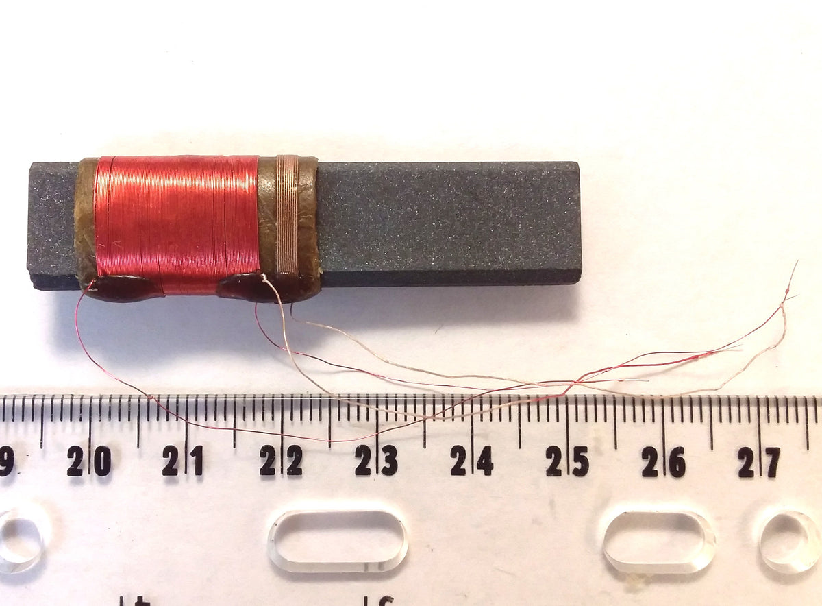 Flat Bar Ferrite Rod MW AM Coil 525uH Loopstick Antenna 55 x 12 x 5mm
