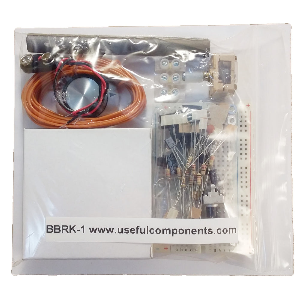 Six Transistor AM Radio Kit Using Solderless Breadboard With Full Online Instructions BBRK-1