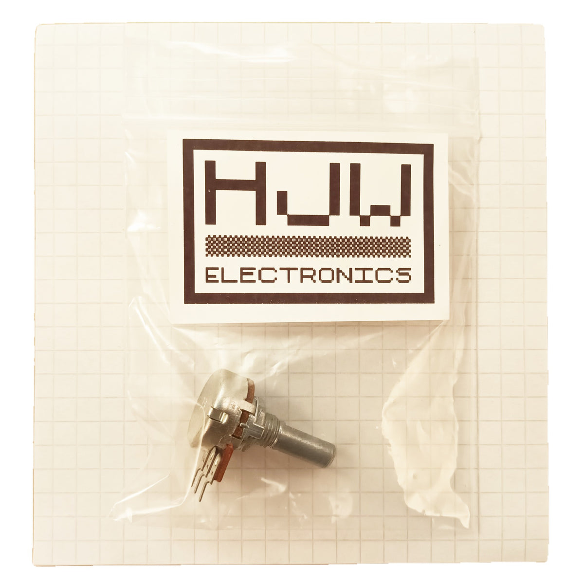 Conductive Plastic Track Potentiometer 16mm Flatted 6.0mm D Shaft Logarithmic A BD