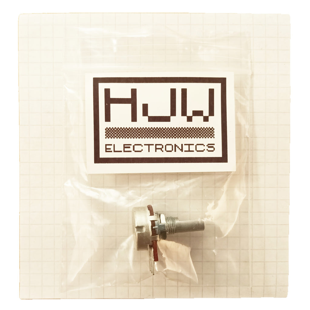 Potentiometer D Shaft Flat Points to Wiper Flatted 6mm Conductive Plastic A Track BDWF