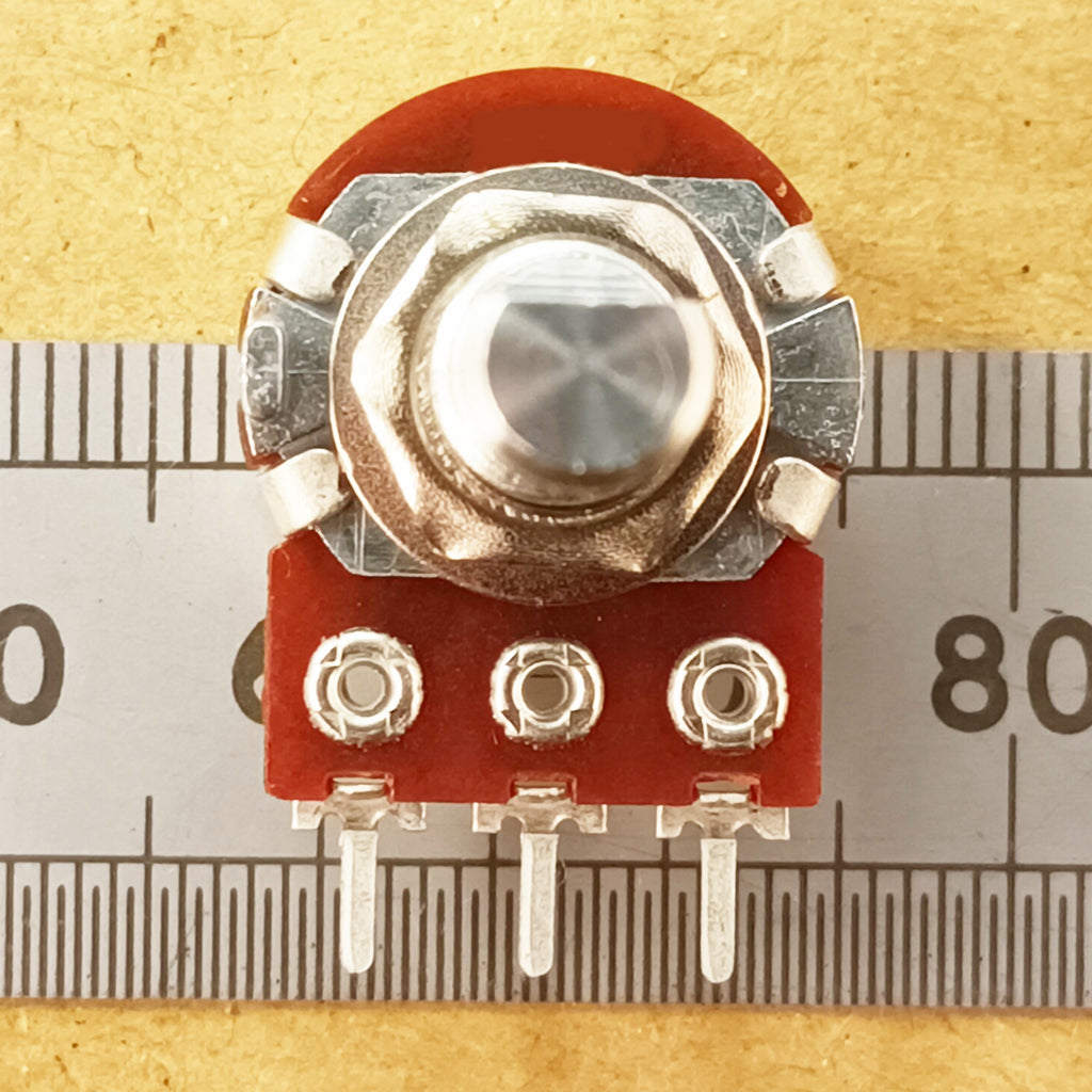 Potentiometer D Shaft Flat Points to Wiper Flatted 6mm Conductive Plastic A Track BDWF