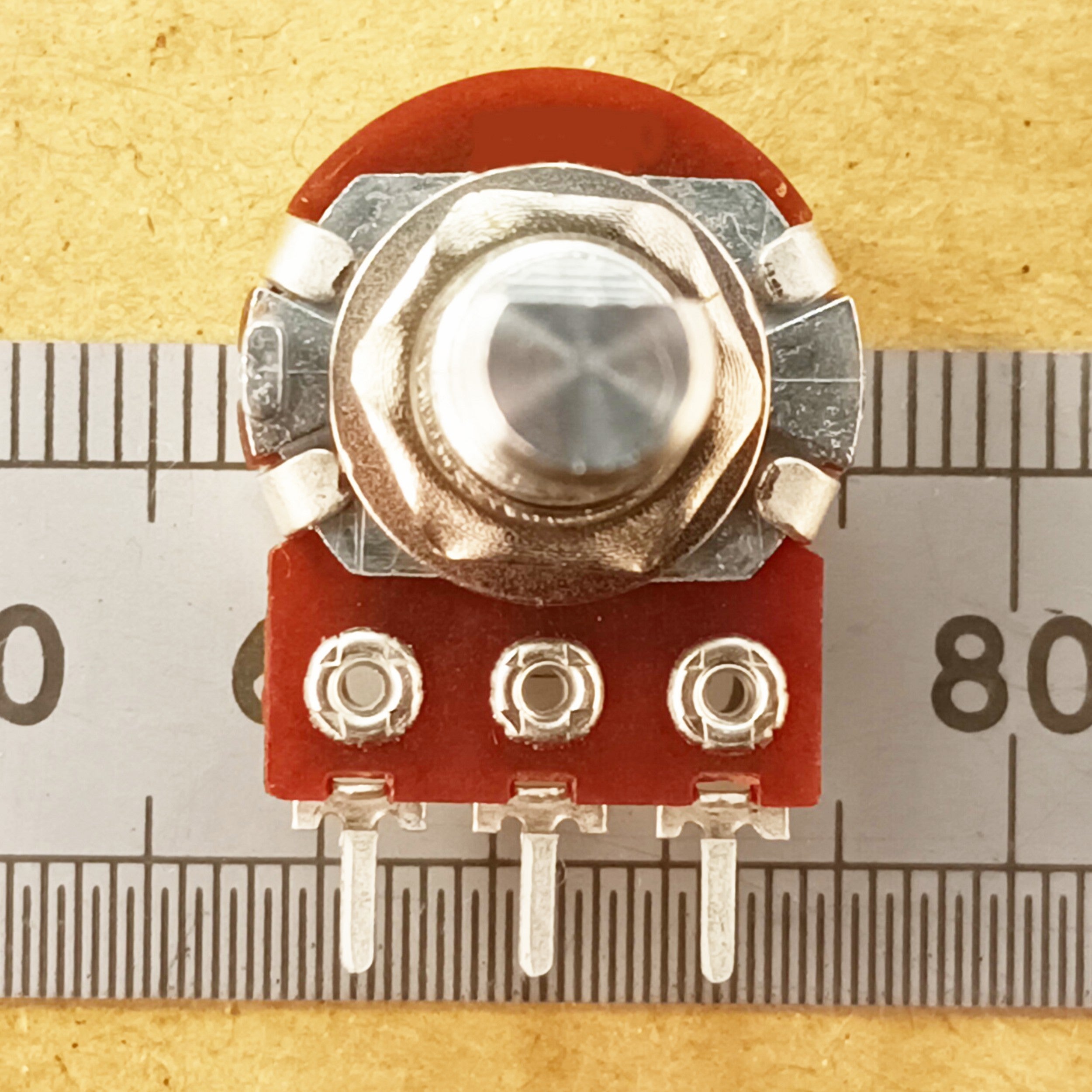 Potentiometer D Shaft Flat Points to Wiper Flatted 6mm Conductive Plastic A Track BDWF