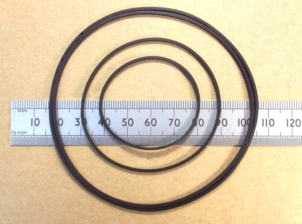 Plastic Mechanical Model Pulley Wheel, Drive Belt, CD Adaptor, Or 3mm Steel Shaft