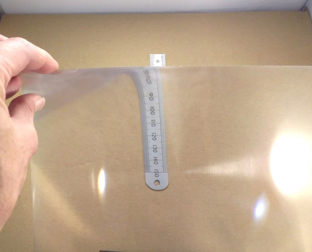 Large Fresnel Magnifying Lens Plastic Magnifier 260 X 177mm Solar Firelighter