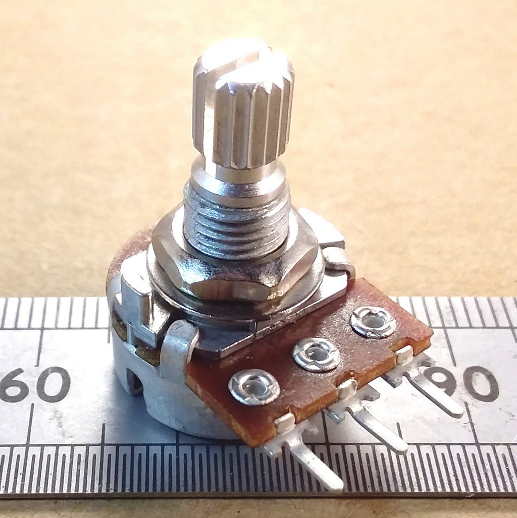 Reverse Logarithmic Potentiometer Splined Shaft Conductive Plastic C BIS