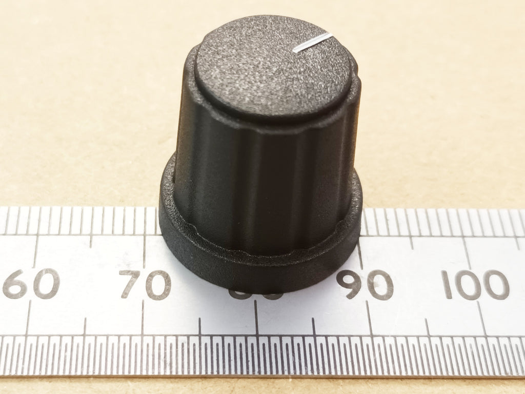 Movable Pointer Cap Control Knob 19mm 6mm Splined T18 Shaft K21 T18