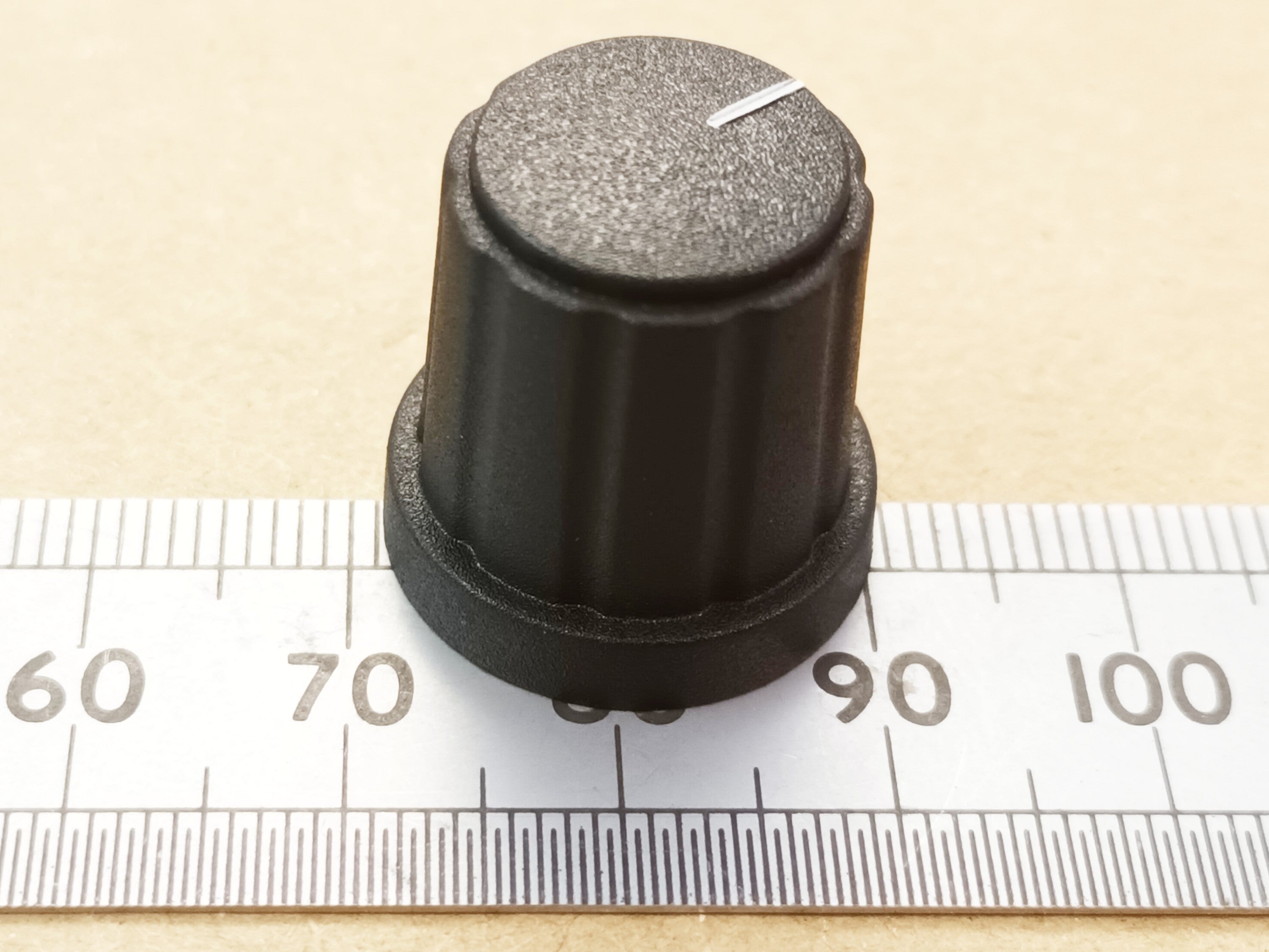 Movable Pointer Cap Control Knob 19mm 6mm Splined T18 Shaft K21 T18