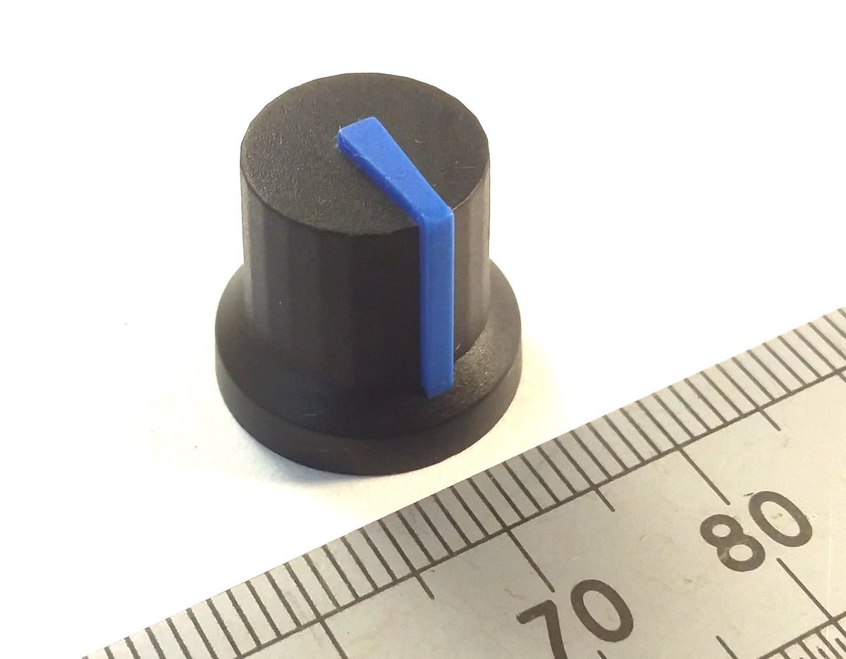Potentiometer Control Knob For 6mm D Shaft Pots with Colored Line K87MBR D60