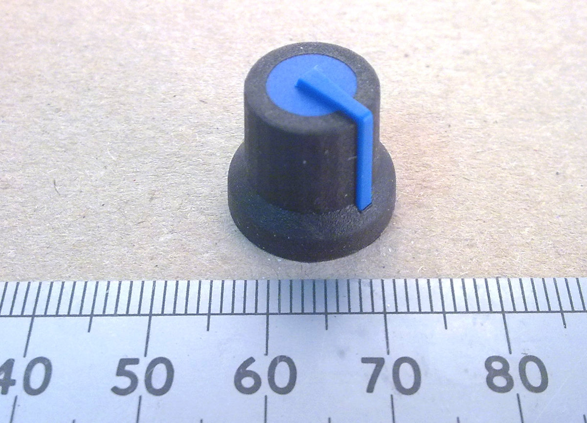Volume Control Mixer Knobs for 6mm D-Shaft With Colored Pointer And Top