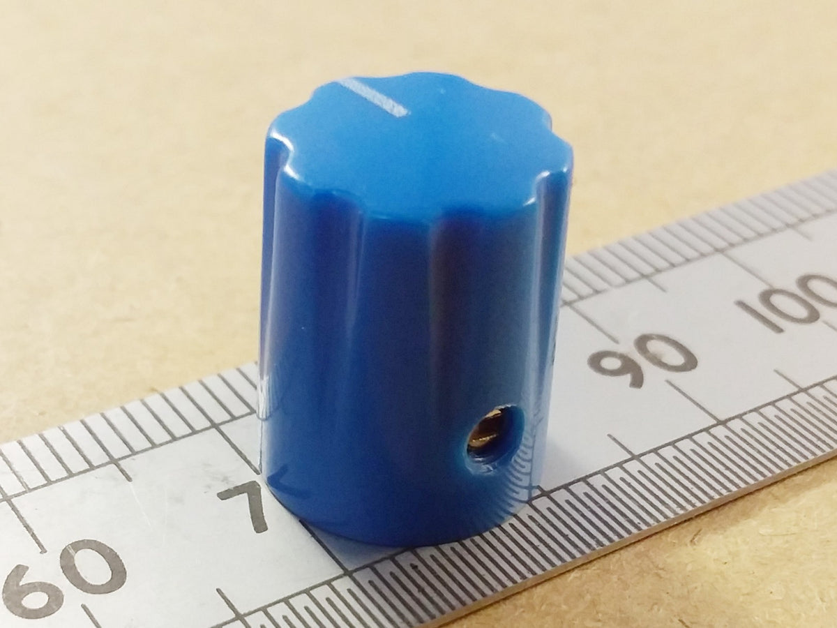 Control Knob For Quarter Inch Round or 6mm Splined Shafts 13mm 1900h
