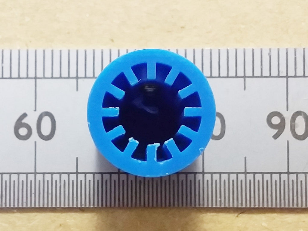 Control Knob For Quarter Inch Round or 6mm Splined Shafts 13mm 1900h