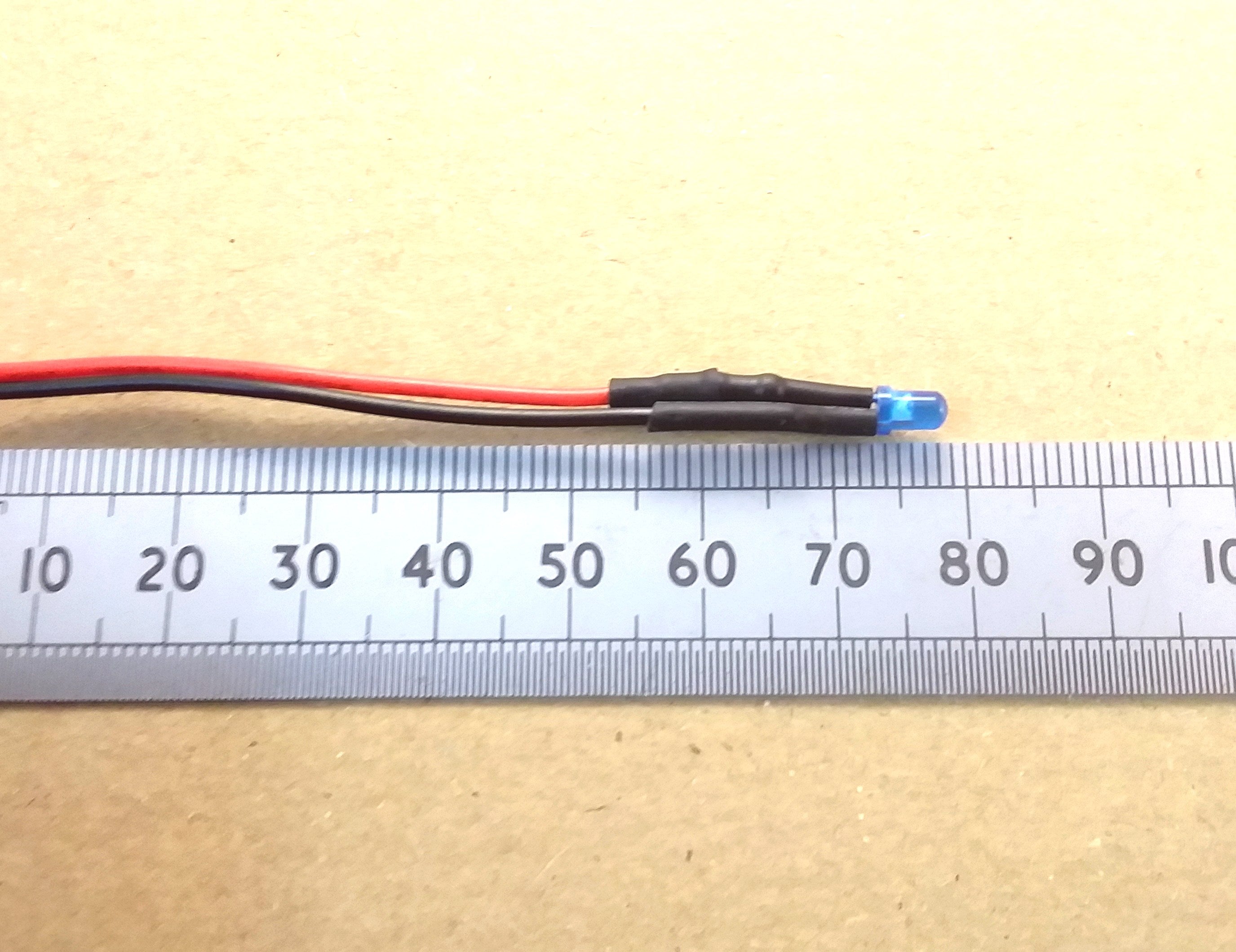 3mm Diffused LED 12 Volt 12V Pre-Wired Constant