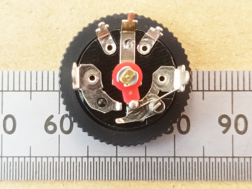 Volume Control Potentiometer With Switch 21mm Black Thumbwheel Knob 5K