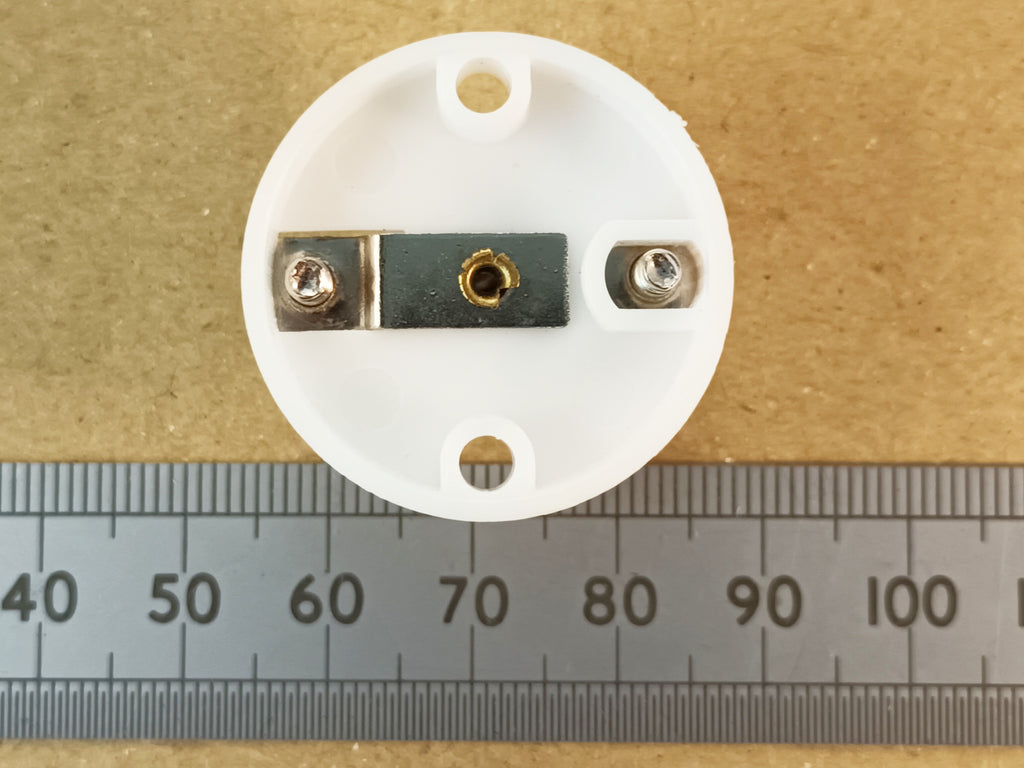 MES Bulb Holder E10 Batten Mounting Lamp Holder White