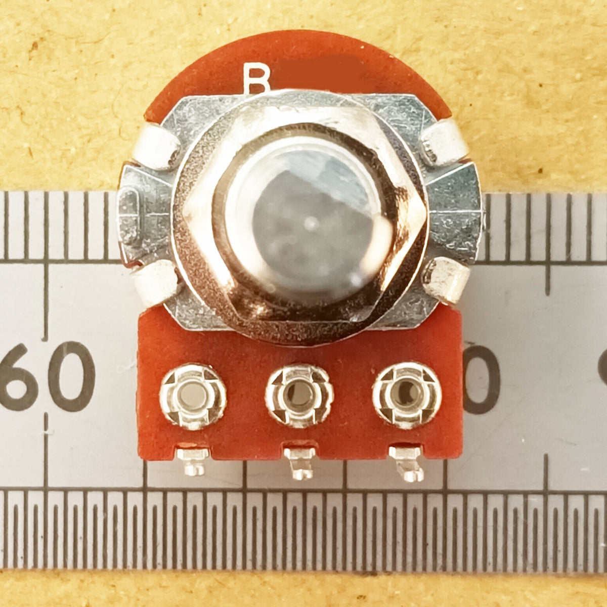 41 Detent Potentiometer 17mm 6mm D-Shaft Multiple Click B D41P