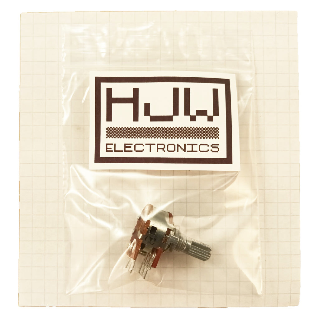 Centre Click Potentiometer Stereo Detent Linear Track Splined Shaft B DD