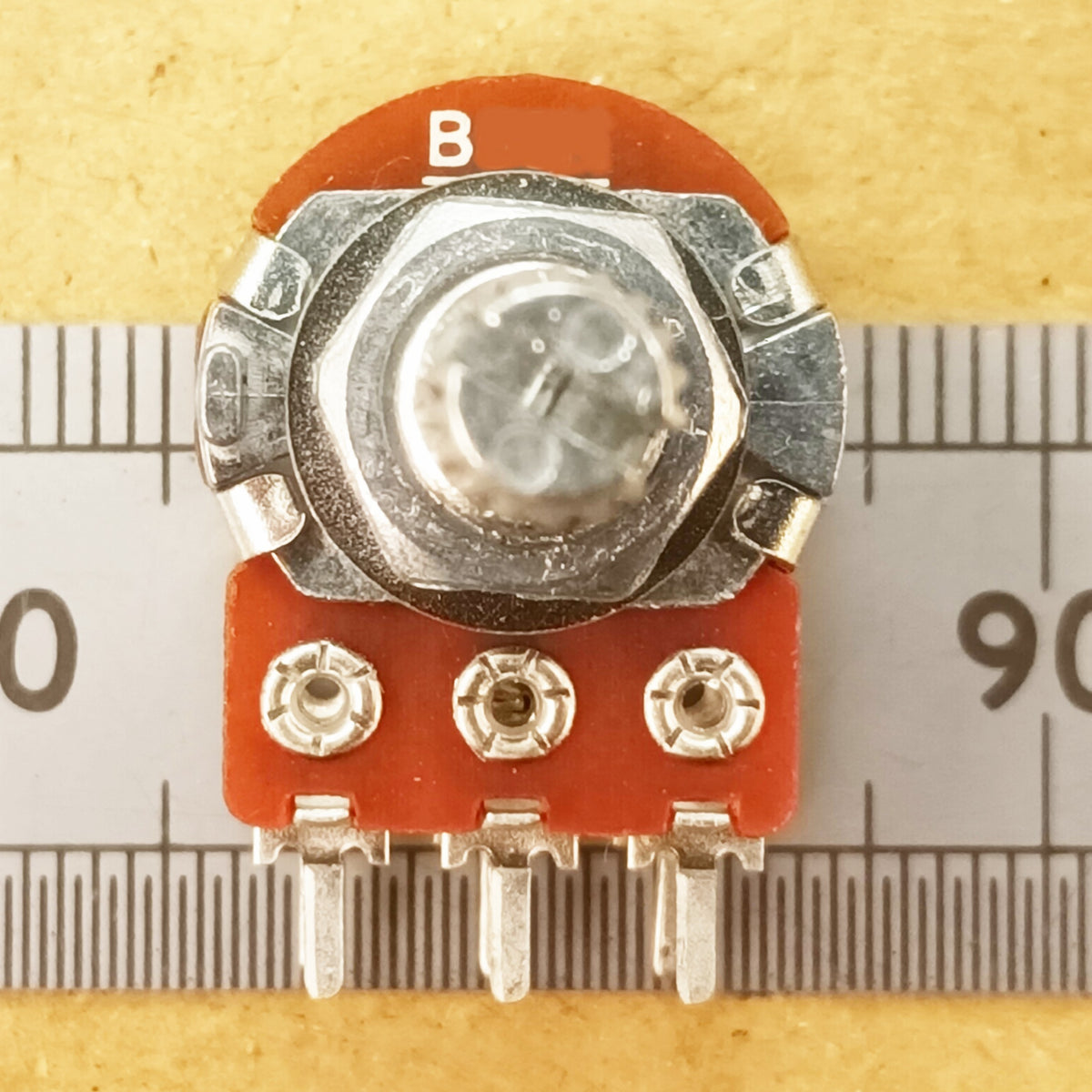Centre Click Potentiometer Stereo Detent Linear Track Splined Shaft B DD