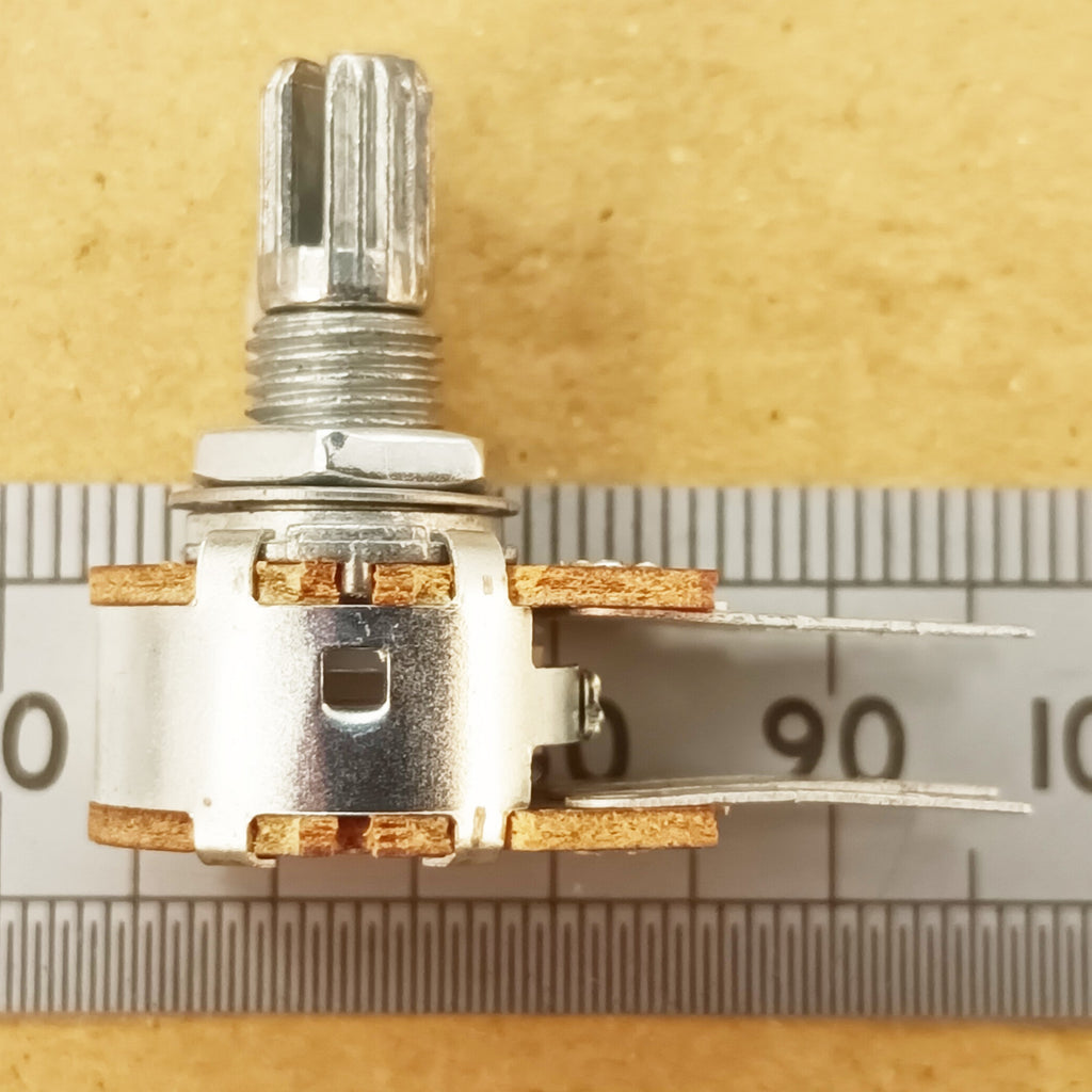 Long Pin Stereo Potentiometer 16mm Splined Shaft Dual Linear Pot B LPST