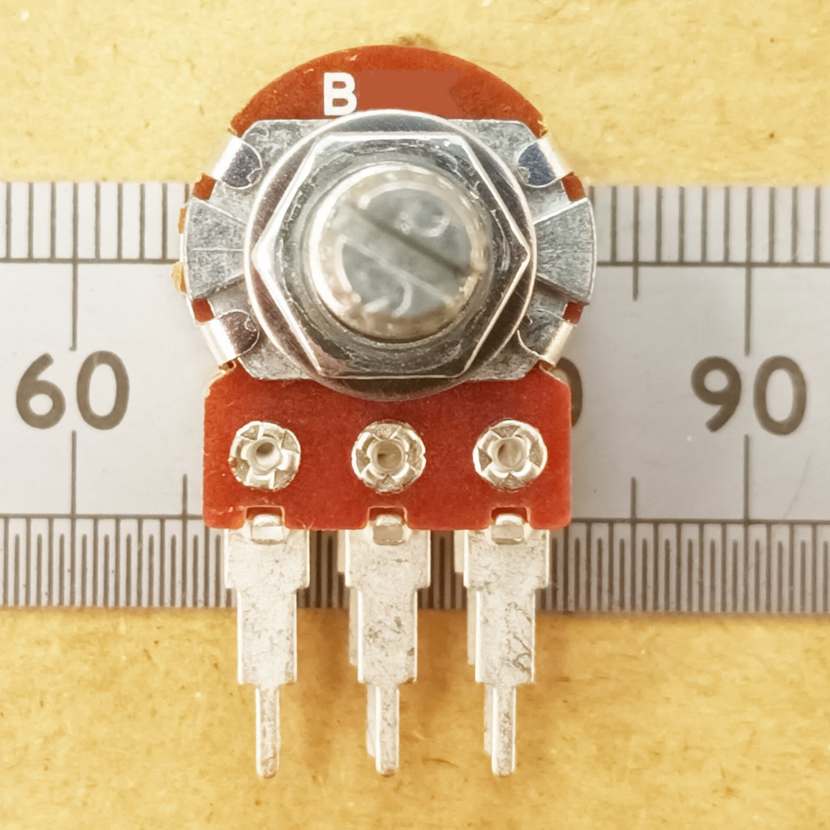 Long Pin Stereo Potentiometer 16mm Splined Shaft Dual Linear Pot B LPST