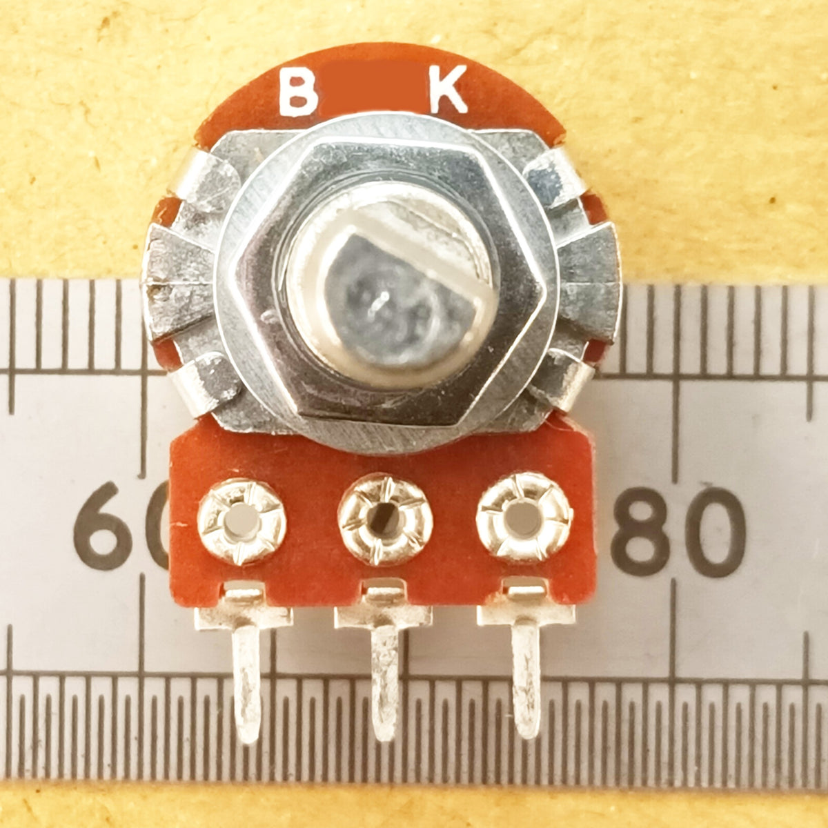 6mm Flatted Shaft Potentiometer Linear Control Pot B D