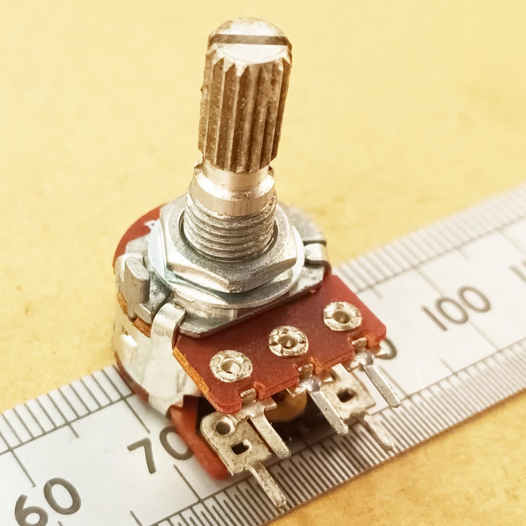 Switched Linear Potentiometer Splined Shaft Switch B SWP