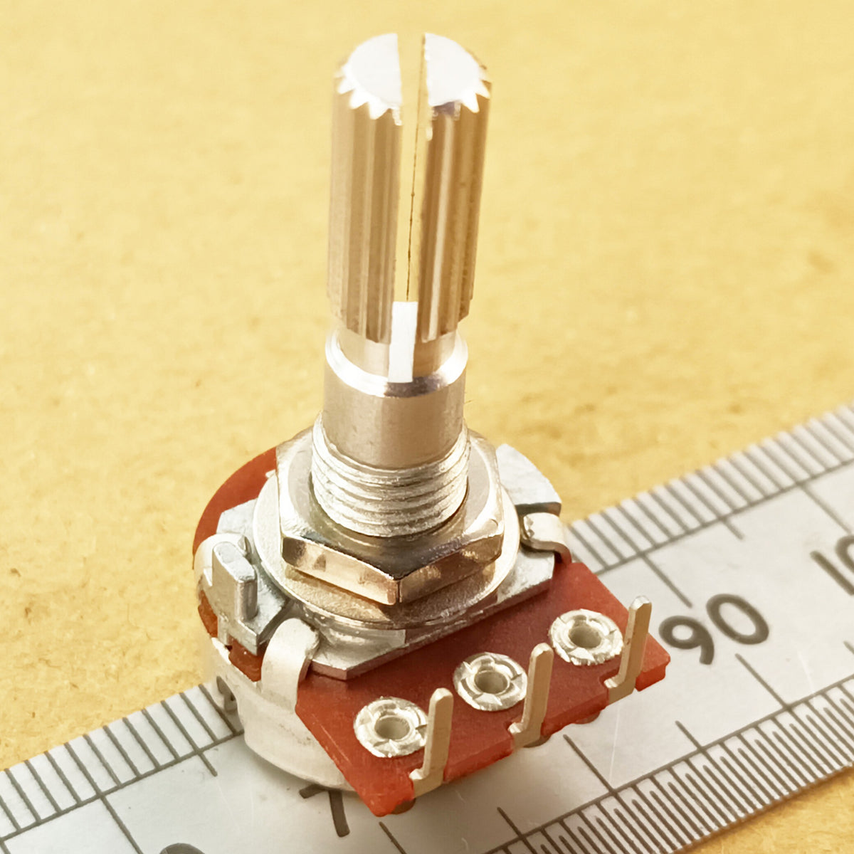 11 Detent Potentiometer B2K Splined Shaft Multi Click Pot B T1811P