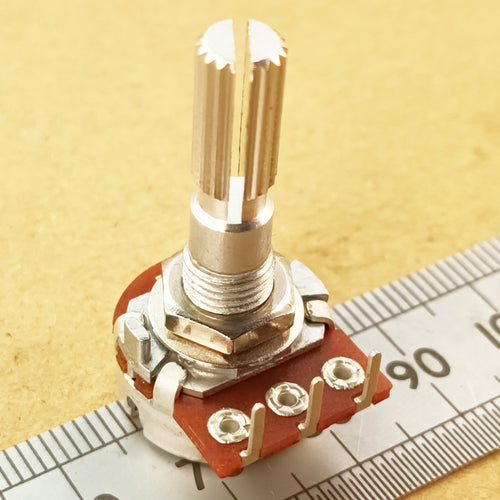 11 Detent Potentiometer B2K Splined Shaft Multi Click Pot B T1811P