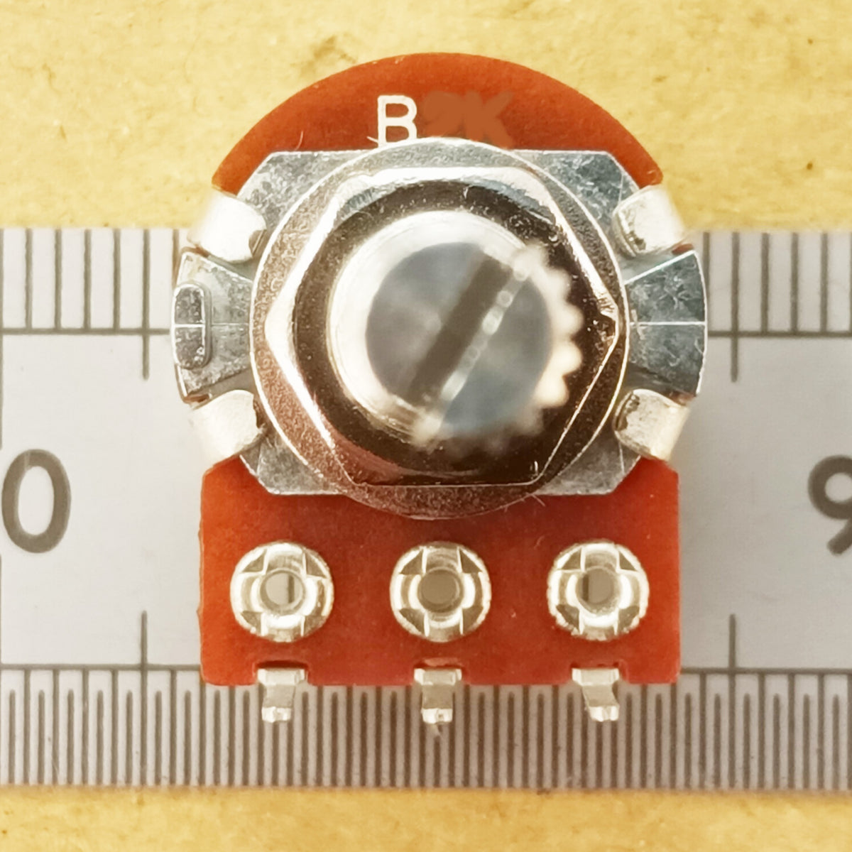 11 Detent Potentiometer B2K Splined Shaft Multi Click Pot B T1811P