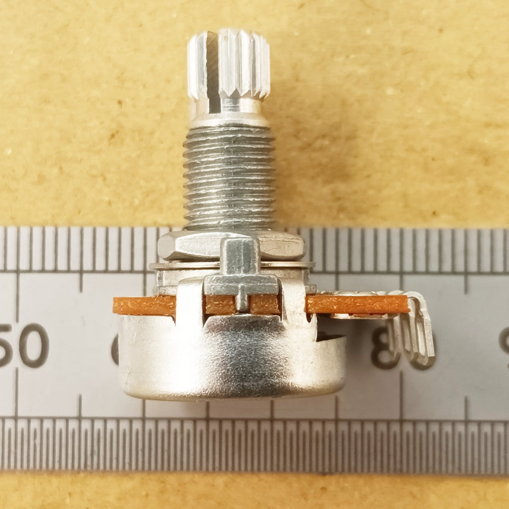 10mm Long Thread Splined Linear Potentiometer 16mm Guitar Pot Solder Lugs B T18GL