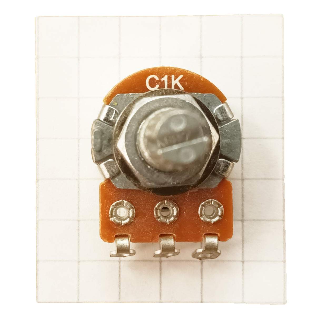Reverse Logarithmic Potentiometer Solder Lug Splined Shaft C T18SL
