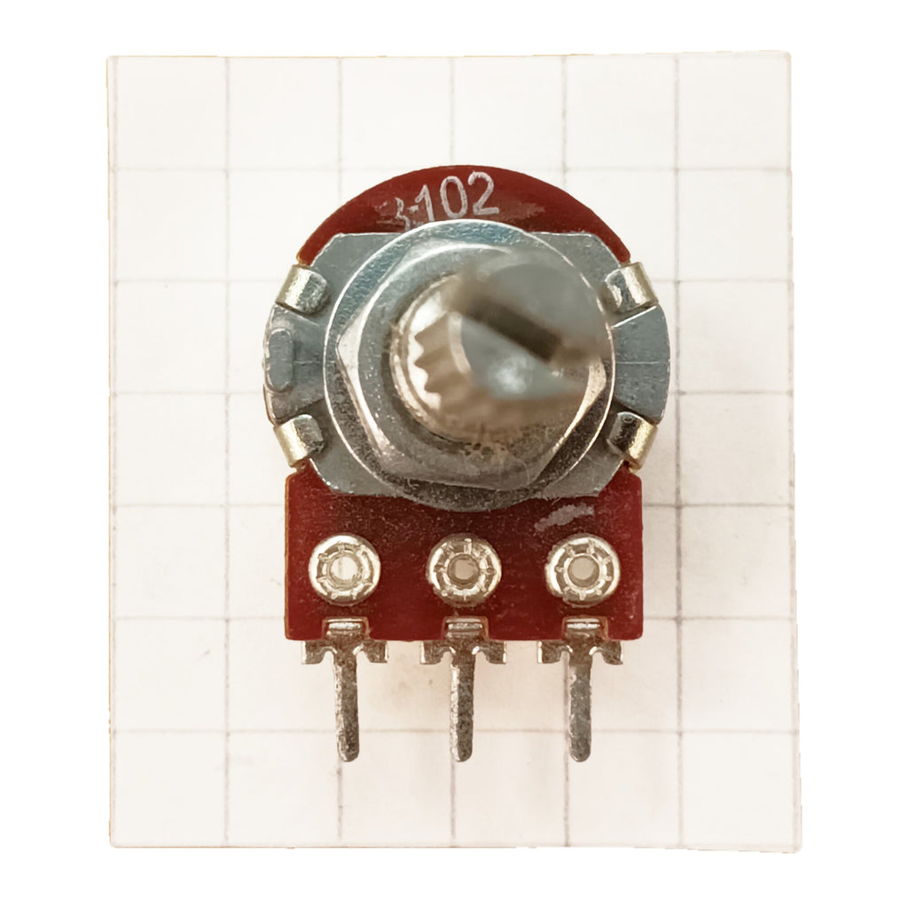 Reverse Logarithmic Taper Potentiometer Splined Shaft C BAS