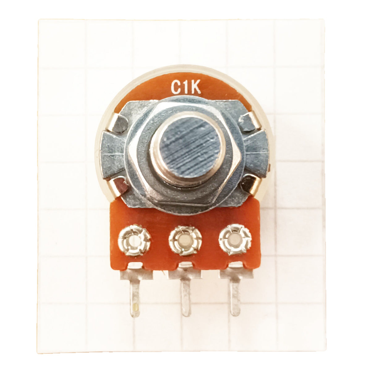 Potentiometer 6.3mm 0.25 Inch Round Shaft Pins 16mm Reverse Audio C RSP63