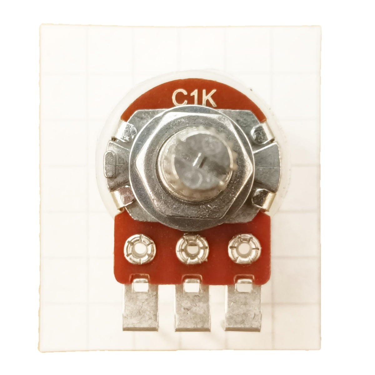 Potentiometer Vertical PCB Mount Splined T18 Shaft Inverse Log Pot Anti Log C VT18