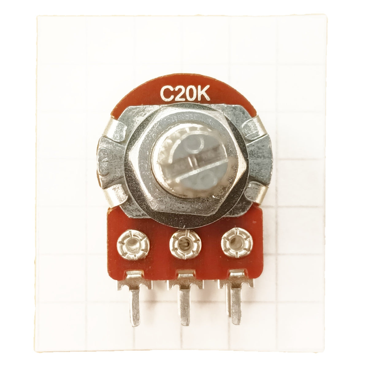 Stereo Potentiometer Reverse Logarithmic Taper Splined Shaft C ST