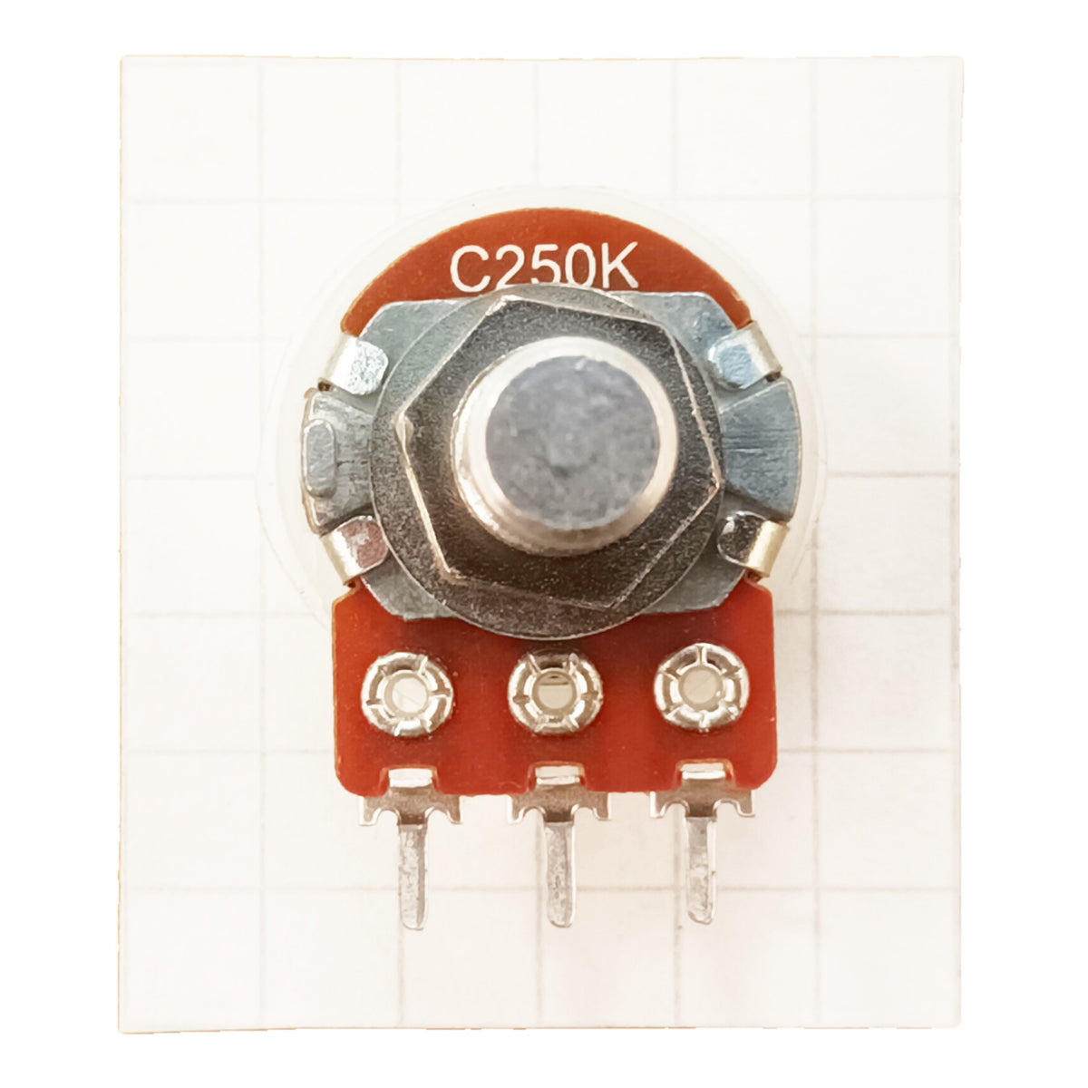 Potentiometer 6.3mm 0.25 Inch Round Shaft Pins 16mm Reverse Audio C RSP63