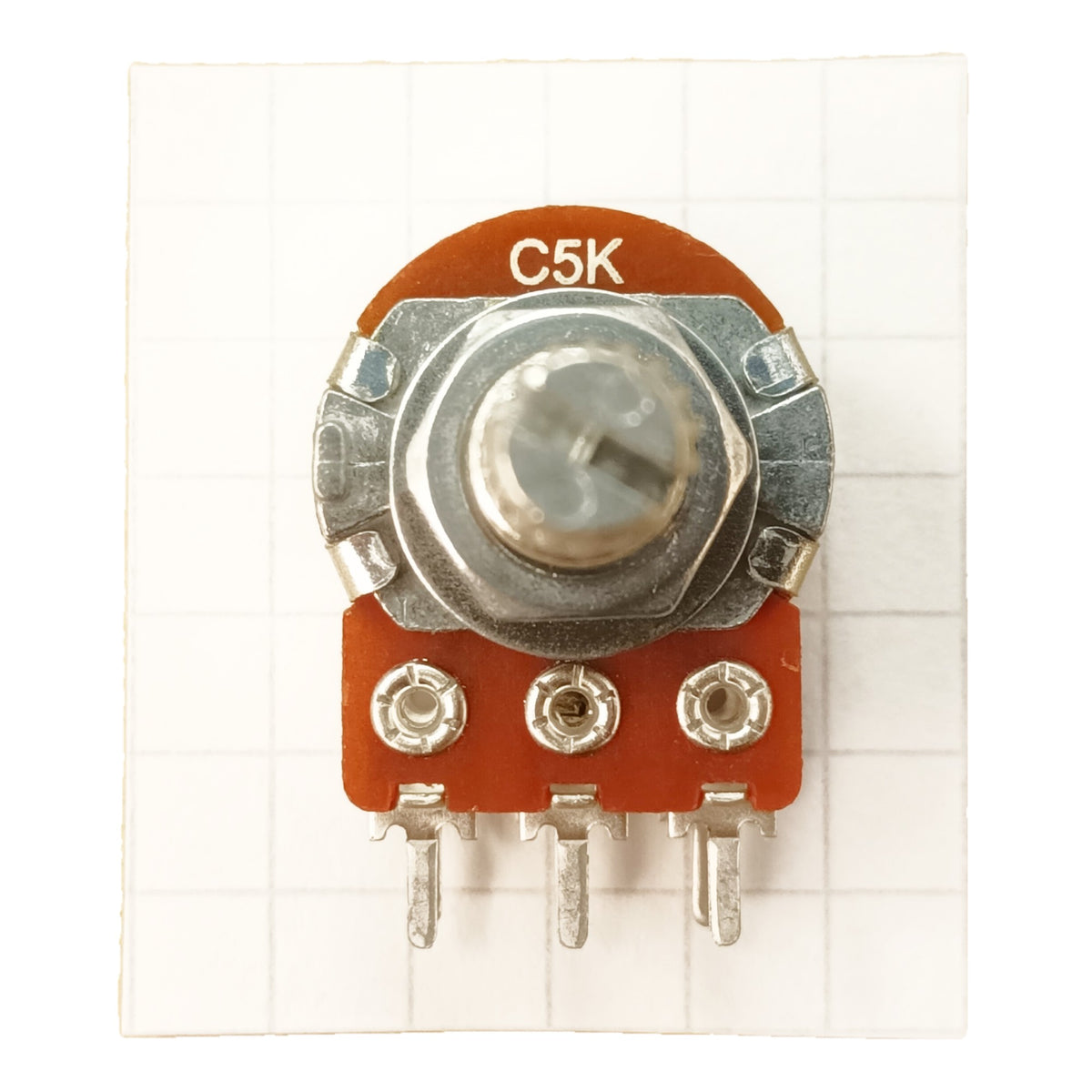 Stereo Potentiometer Reverse Logarithmic Taper Splined Shaft C ST
