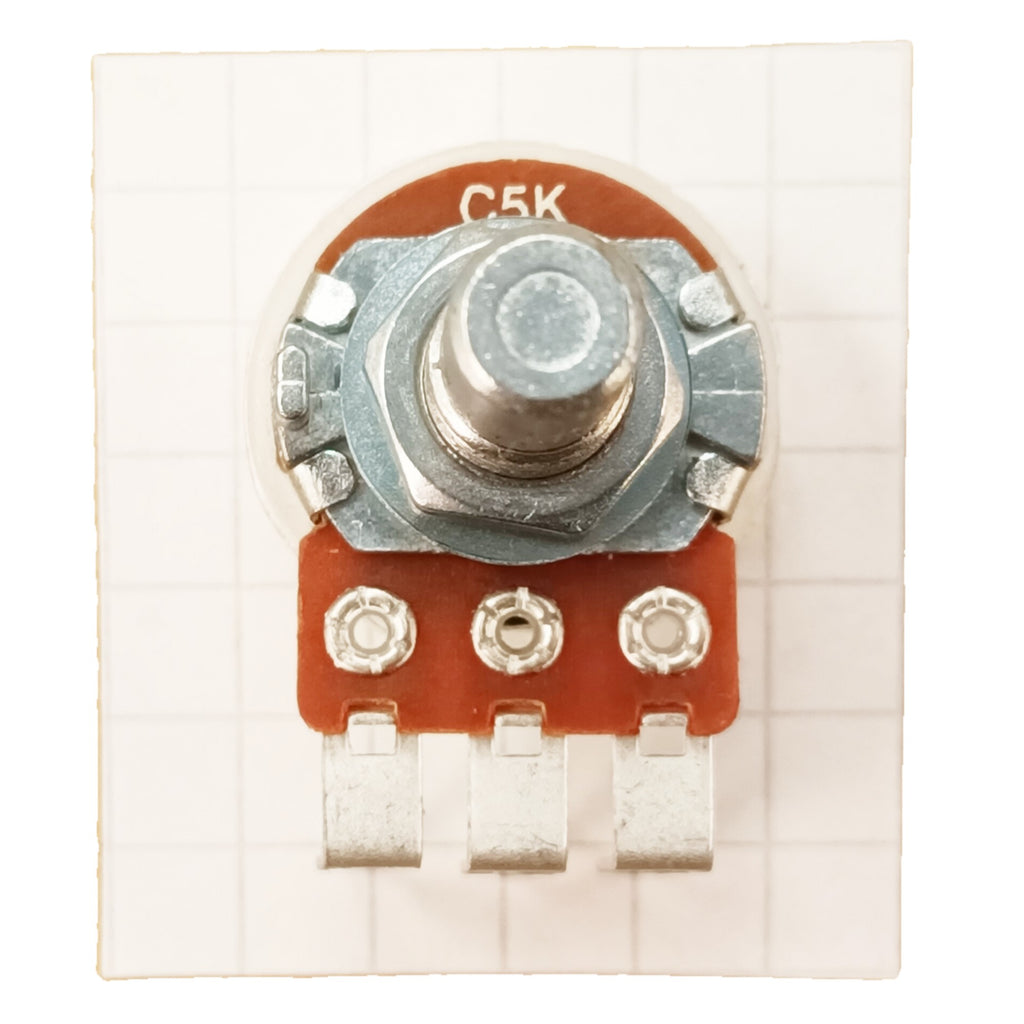 Potentiometer Reverse Logarithmic Vertical PCB 6mm Round Shaft Inverse C VR60