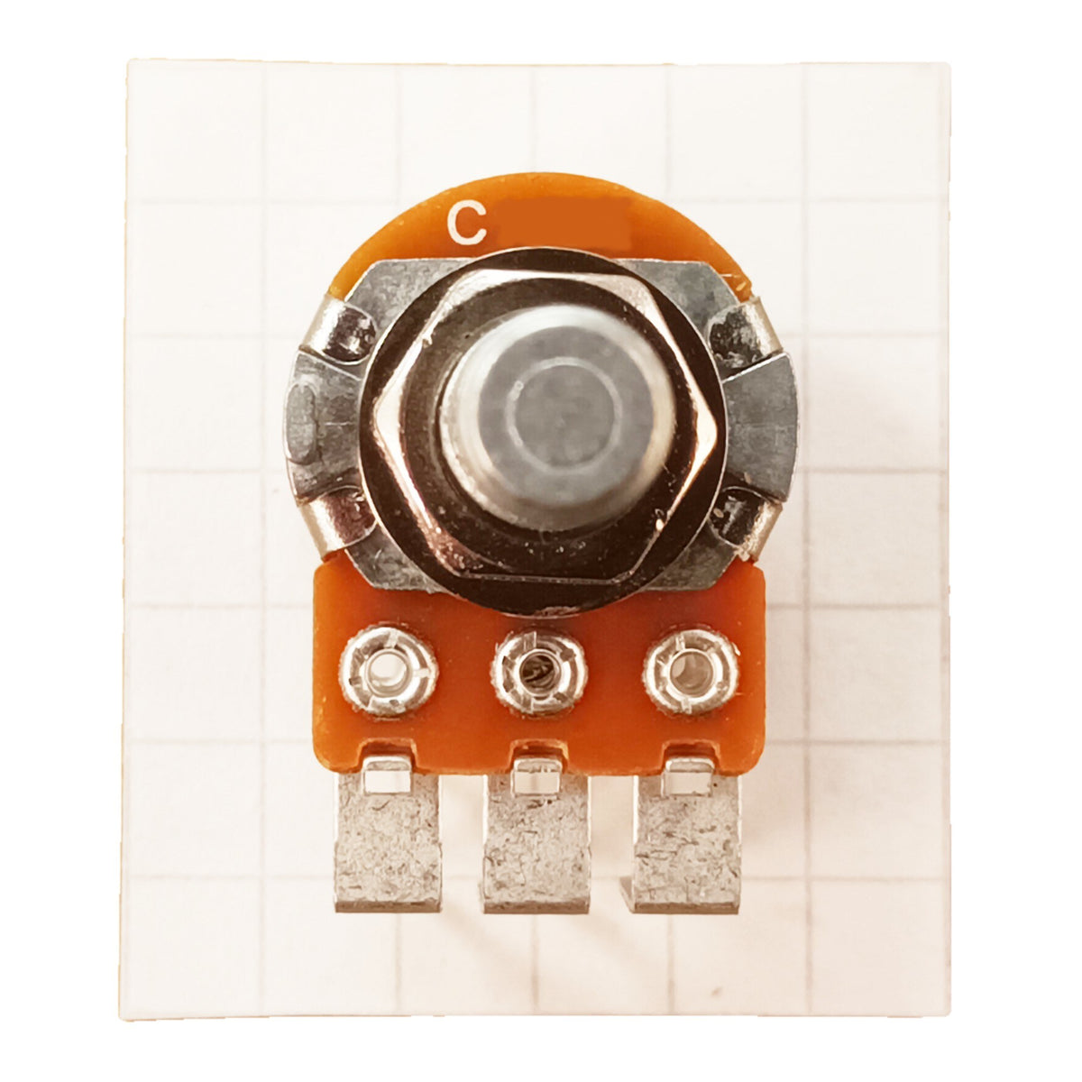 Stereo Dual Vertical Potentiometer 6.3mm Round Shaft Reverse Logarithmic C VR63ST