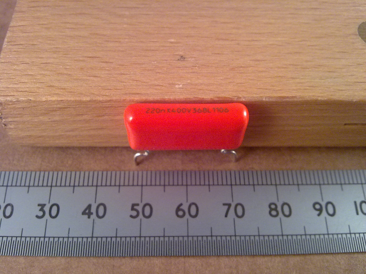 Capacitor Orange Drop Metalised Polyester Film MKT368