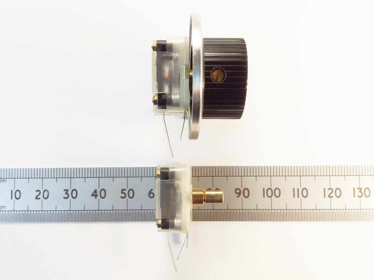 Aluminum Skirt Control Knob 37mm, 6.3mm Shaft, 0-10 Or Pointer Marking