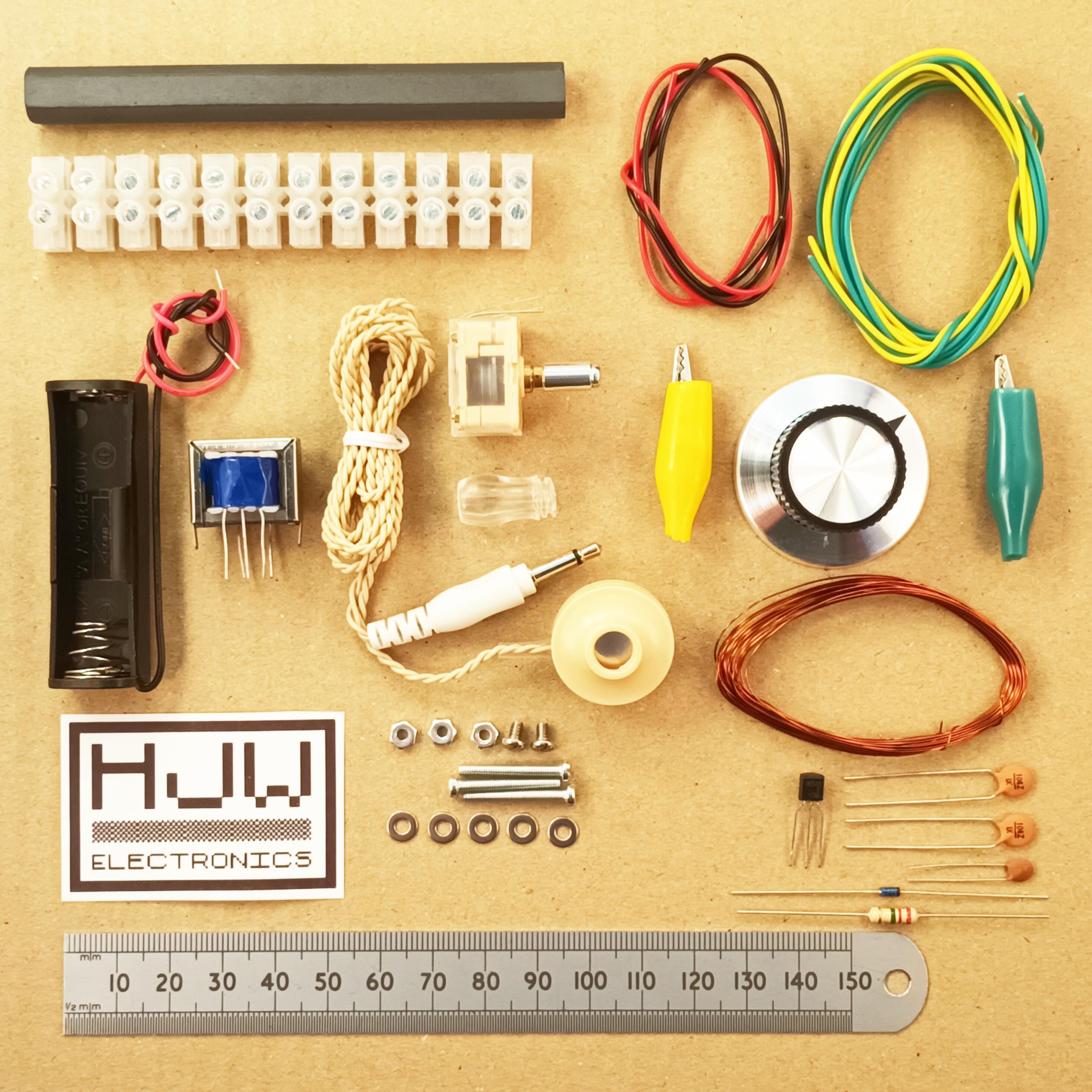 Crystal Set Radio Kit With Full Online Instructions And Transistor Option CBCSRK-1