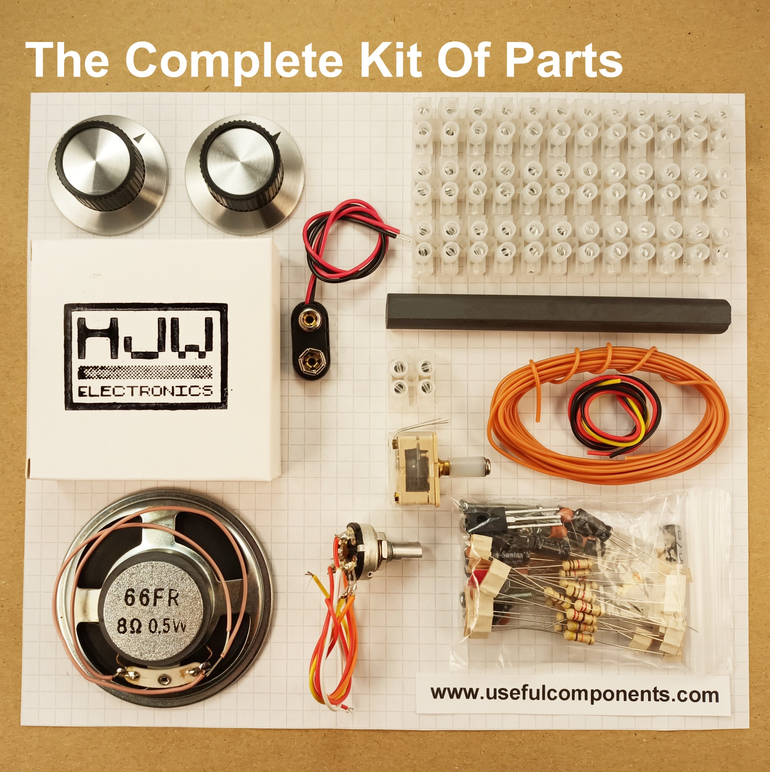 HJW Electronics Choccy Block Terminal Strip AM MW Radio Kit CBRK-1