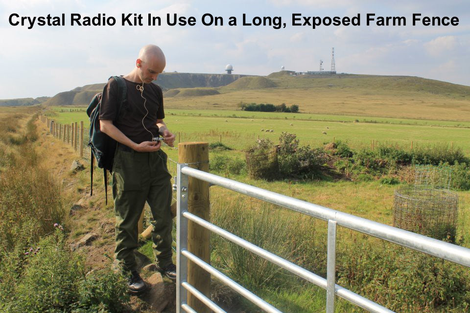 Crystal Set Radio Kit With Full Online Instructions And Transistor Option CBCSRK-1
