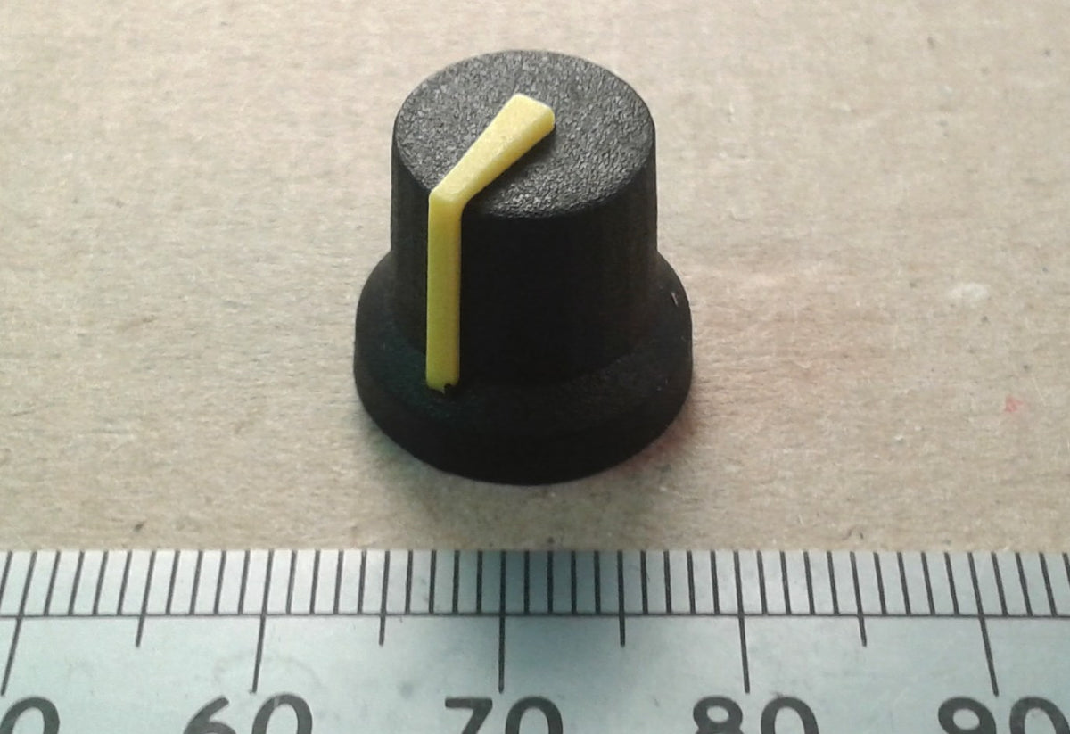 Control Knob for 6mm Splined Shaft Pots With Indicator Line K87MBR T18